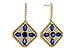 K310-96025: EARRINGS 1.03 TW SAPPHIRE 1.46 TGW