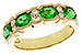 K310-98798: LDS WED RG 1.20 EMERALD 1.38 TGW (5x4MM EMER)