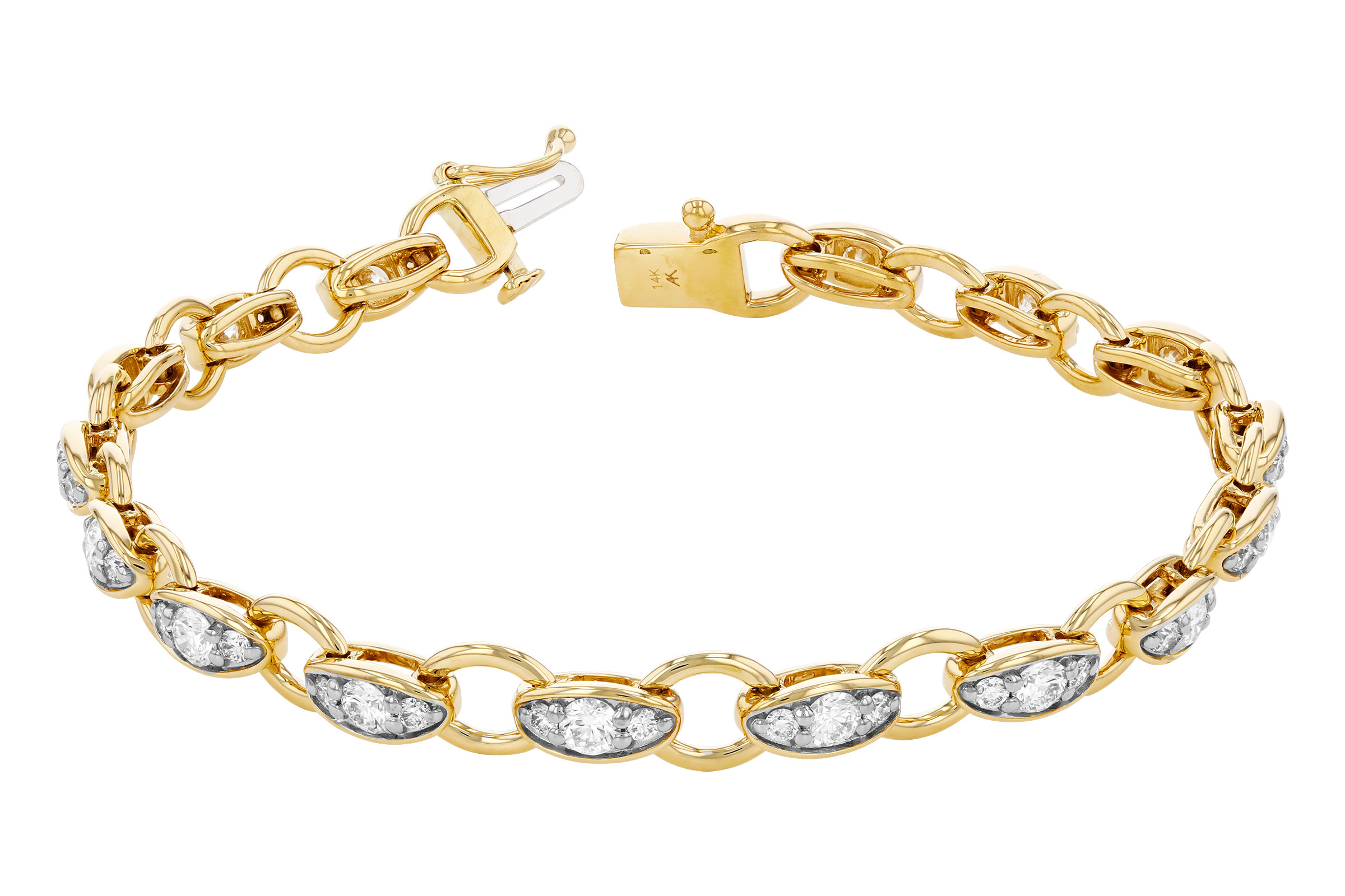 K311-83352: BRACELET 2.20 TW (7")