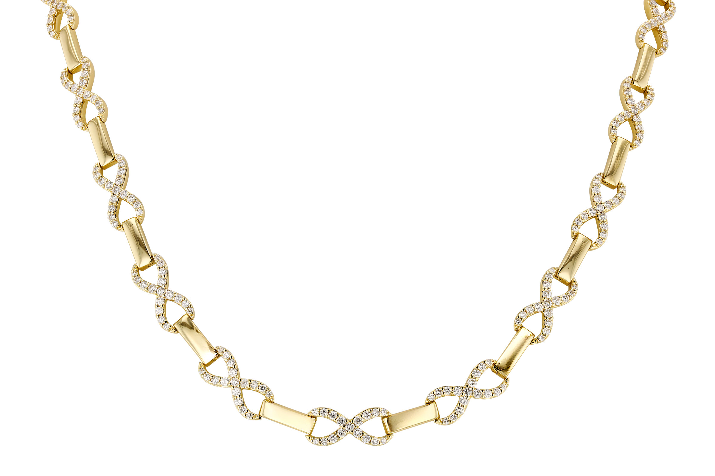 K311-84243: NECKLACE 2.20 TW (17")