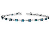 L224-60580: BRACELET 3.00 BLUE DIA 4.05 TW