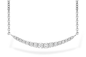 L226-41543: NECKLACE .20 TW (16 STONES)
