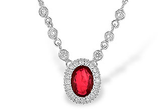 L226-43289: NECK .70 RUBY .94 TGW (17")