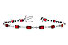 L309-12443: BRACELET 4.50 RUBY 4.82 TGW