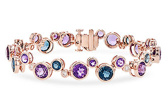 L309-16025: BRACELET 13.90 SEMI-PREC 14.20 TGW