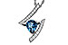 L310-92398: NECK 1.04 LONDON BLUE TOPAZ 1.23 TGW (8x6MM)