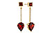 L310-93289: EARRINGS 2.70 TW GARNET 2.77 TGW