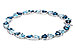 L310-93334: BRACELET 12.20 BLUE TOPAZ 12.50 TGW (7")