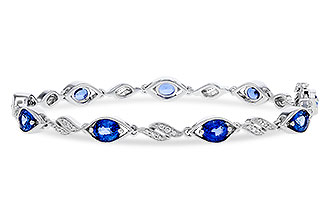 L310-93361: BRACELET 4.02 SAPPHIRE 4.26 TGW (7")