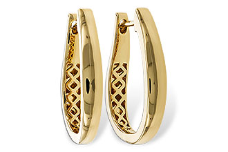 L310-96989: GOLD EARRINGS (22MM)