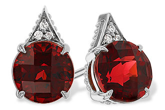 L310-97843: EARR 2.08 TW GARNET 2.10 TGW (6MM RD)