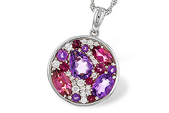 L310-97907: NECK 1.83 TW SEMI-PRECIOUS (P.TOUR, AMY) 2.00 TGW