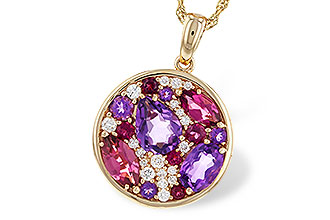 L310-97907: NECK 1.83 TW SEMI-PRECIOUS (P.TOUR, AMY) 2.00 TGW