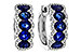 L310-98734: EARRINGS 2.32 TW SAPPHIRE 2.57 TGW