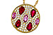 L310-99652: NECK 1.42 TW PRECIOUS (RUBY & PINK SAPP) 1.82 TGW