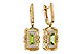 L311-82416: EARRINGS .71 TW PERIDOT .88 TGW (6x3MM PER)