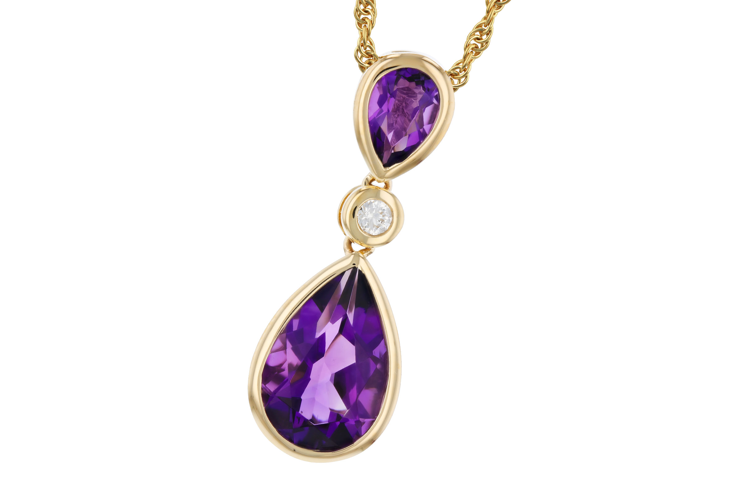 L311-85098: NECKLACE 1.92 TW AMETHYST 1.96 TGW