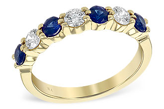 M221-85125: LDS WED RG .61 TW SAPP 1.00 TGW