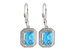 M223-66916: EARR 2.20 BLUE TOPAZ 2.36 TGW
