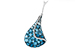 M223-68770: NECK 4.81 BLUE TOPAZ 4.94 TGW