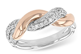 M224-59716: LDS WED RG .30 TW (ROSE & WG)