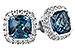 M225-46934: EARR 2.14 LONDON BLUE TOPAZ 2.40 TGW (6MM LBT)