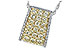 M225-47861: NECK .95 YELLOW DIAS 1.09 TW
