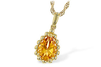 M225-49707: NECKLACE 1.06 CT CITRINE