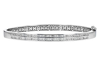 M225-54243: BANGLE BRACELET 1.00 TW (2 ROW)