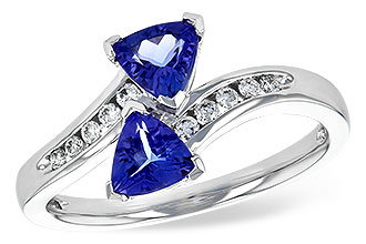 M226-36998: LDS RG .77 TW TANZANITE .90 TGW