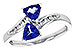 M226-36998: LDS RG .77 TW TANZANITE .90 TGW