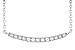 M226-42407: NECKLACE .10 TW (13 STONES)