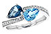 M226-43325: LDS RG 1.52 BLUE TOPAZ 1.66 TGW