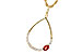 M226-44234: NECK .19 GARNET .28 TGW