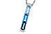 M309-12416: NECK 1.26 BLUE TOPAZ 1.30 TGW