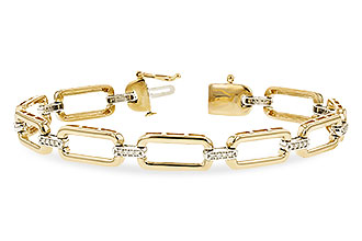 M310-06034: BRACELET .25 TW (7.5" - A225-51508 WITH LARGER LINKS)