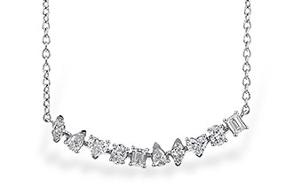 M310-06961: NECKLACE .70 TW FANCY CUT DIAS (18")