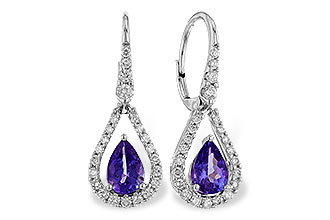 M310-92407: EARR 1.48 TW TANZANITE 1.98 TGW (7x5 PEAR)