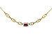 M310-93307: NECK .63 GARNET .75 TGW (6x4MM E.C. GAR / 18")