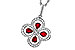 M310-93325: NECKLACE .68 RUBY TW .96 TGW