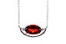 M310-93334: NECKLACE 1.94 GARNET 2.08 TGW (10x6MM GAR / 18")