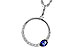 M310-94198: NECKLACE .28 SAPPHIRE .43 TGW