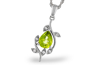 M310-94225: NECKLACE 1.16 PERIDOT 1.21 TGW (8x6MM PER)