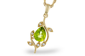 M310-94225: NECKLACE 1.16 PERIDOT 1.21 TGW (8x6MM PER)