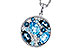 M310-95125: NECKLACE 2.31 TW BLUE TOPAZ 2.48 TGW