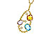 M310-95134: NECKLACE 3.04 TW SEMI-PREC 3.14 TGW (BT,AMY,CIT)