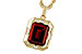 M310-95152: NECKLACE 3.65 GARNET 3.82 TGW (10x8MM GAR)