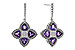 M310-96007: EARRINGS 1.41 AMETHYST 1.50 TGW