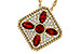 M310-96016: NECKLACE .81 TW RUBY 1.12 TGW