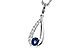 M310-96916: NECKLACE .38 SAPP .54 TGW (5x4 SAPP)